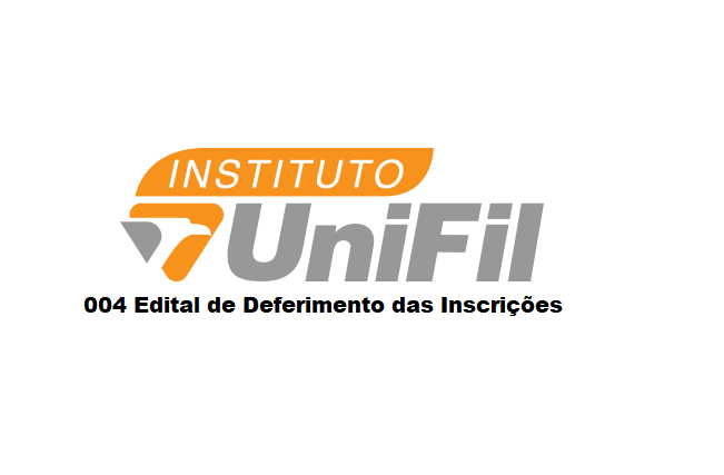 EDITAL DE DEFERIMENTO DAS INSCRIÇÕES